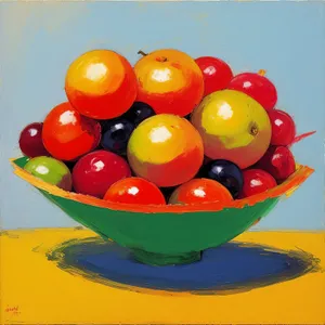 Colorful Fruit Tray on Billiard Table