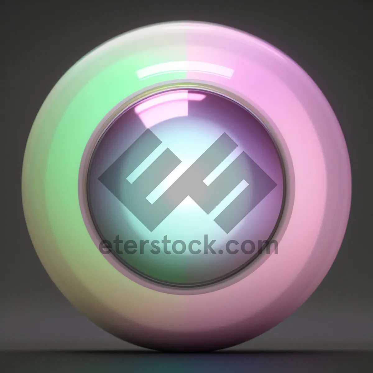 Picture of Glossy Button Set with Shiny Reflections