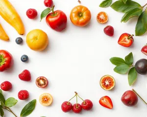 Fresh Gourmet Vegetable Salad with Orange Tomato Pepper