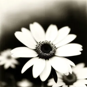 Yellow Daisy Blossom in Bright Meadow