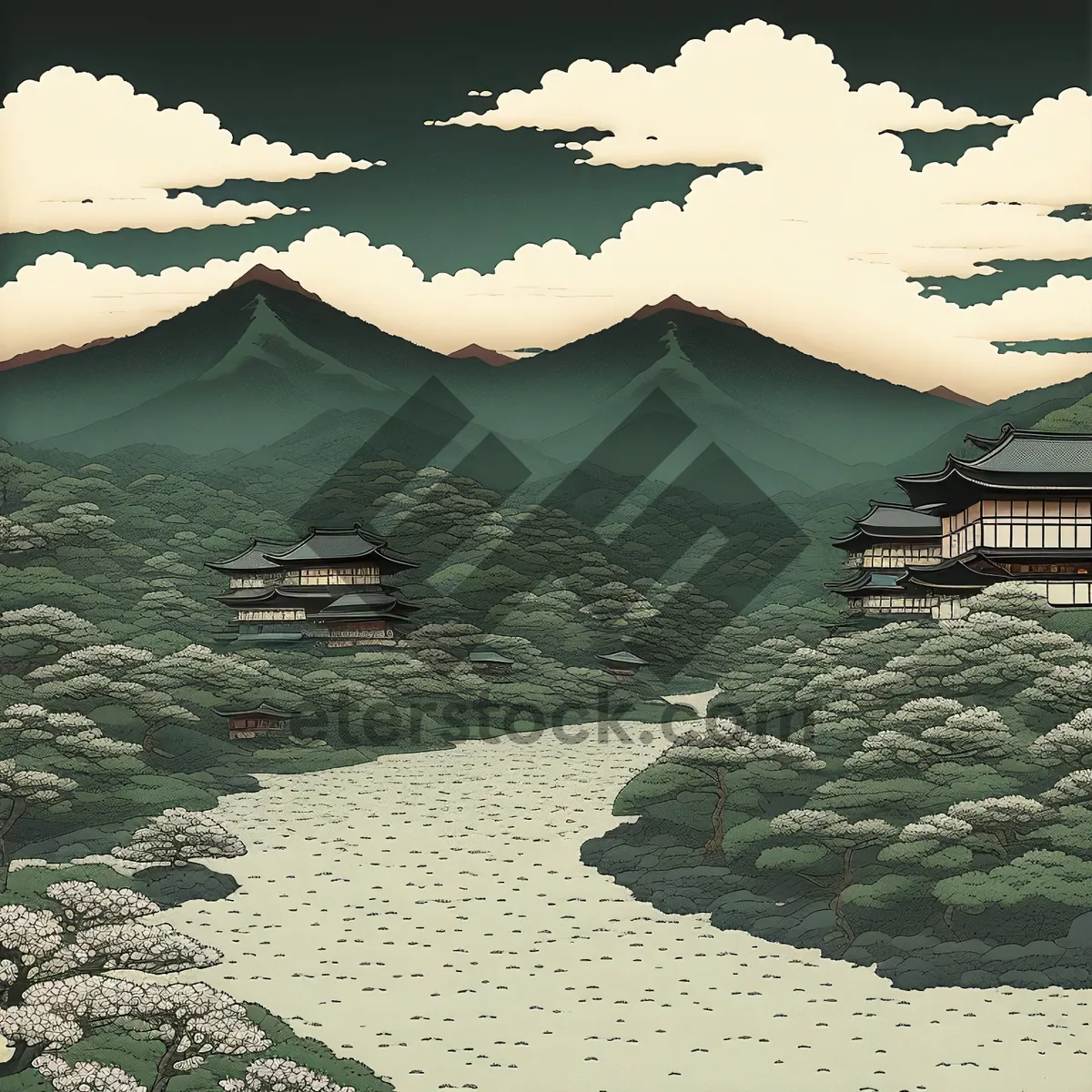 Picture of Serene Beach Retreat: Mountains, Sea, and Sand