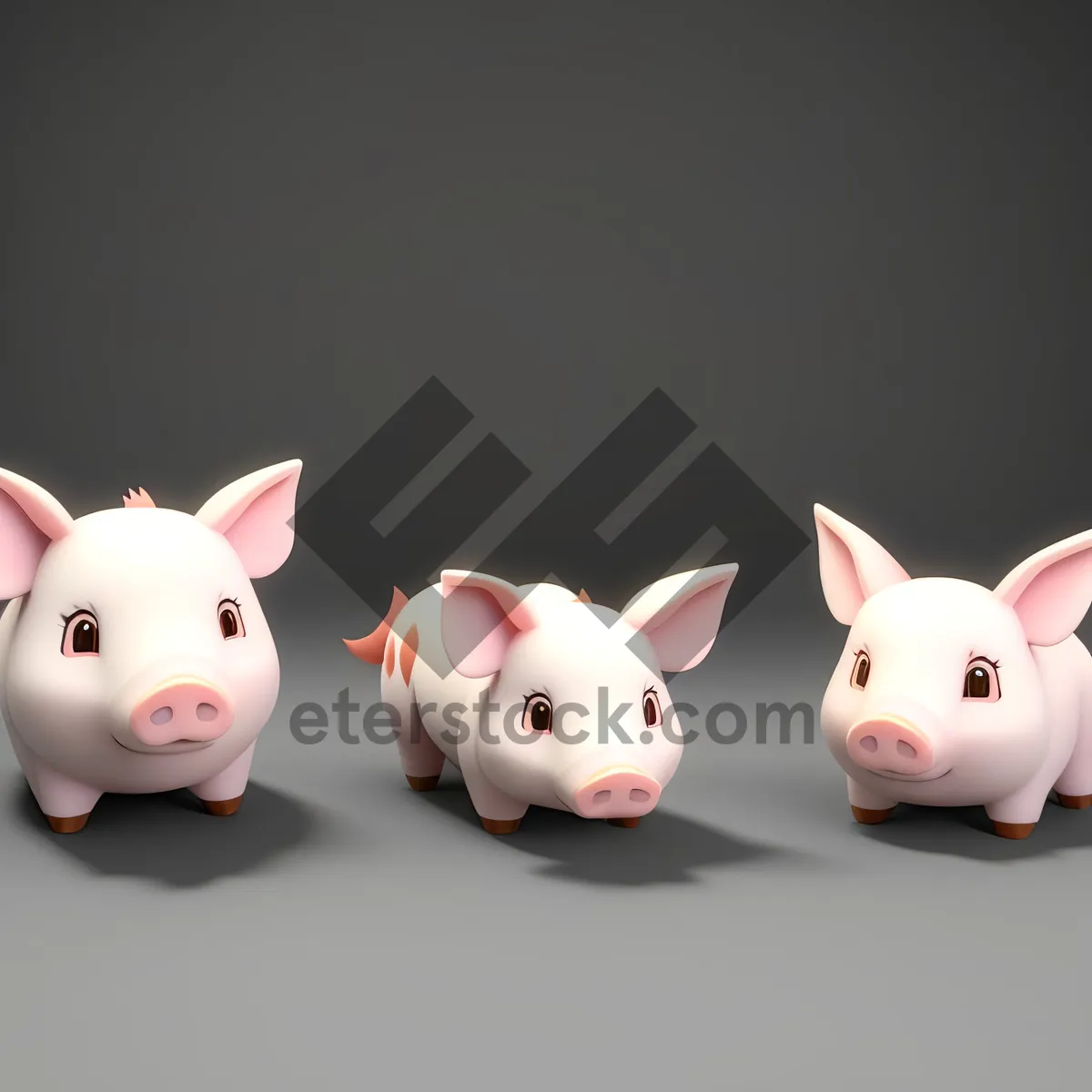 Picture of Pink Piggy Bank: Saving Money for Financial Wealth