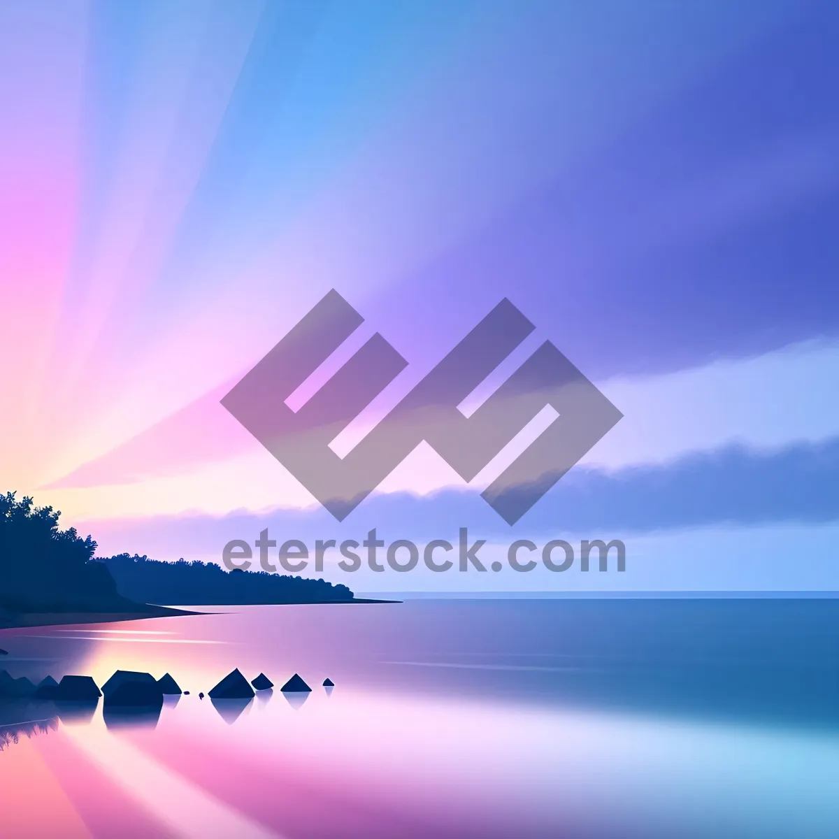 Picture of Sunset Horizon Over Ocean"
or
"Colorful Reflection on Beach"
or
"Vibrant Seascape with Light and Clouds"
or
"Stunning Sky and Sea Landscape"
or
"Ocean Wave on Beach Wallpaper