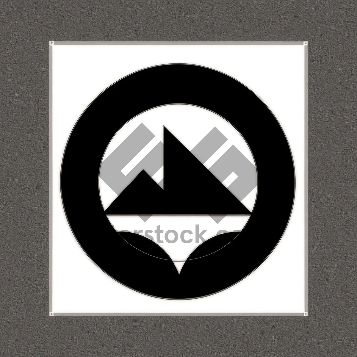 Picture of Shiny Black Web Button Icon with 3D Design