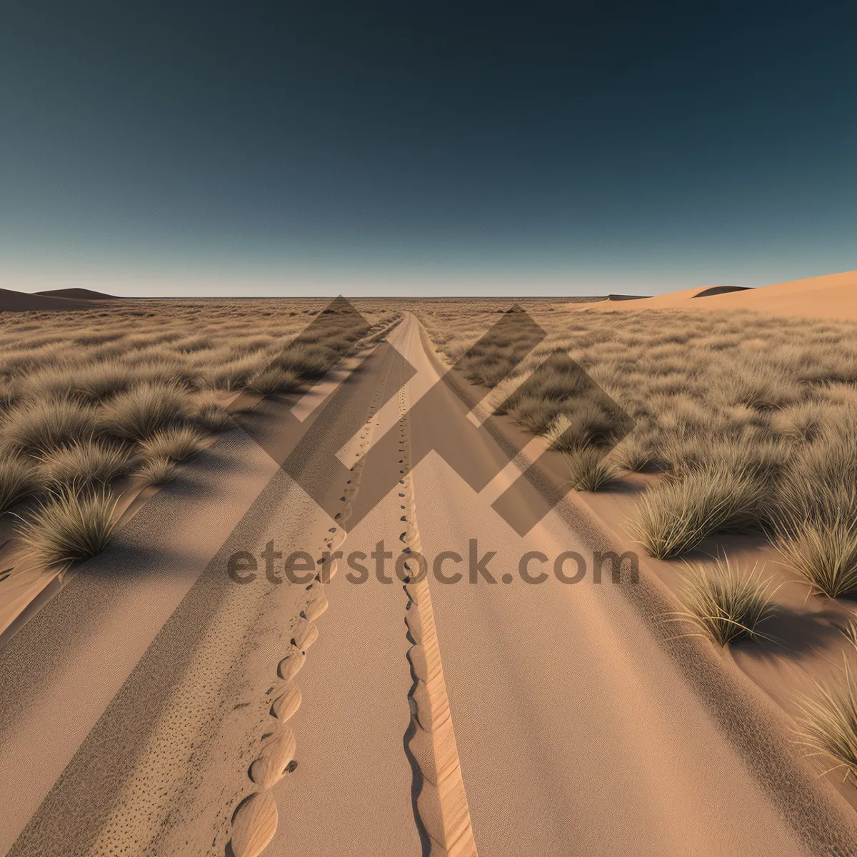 Picture of Desert Road: Journey through Scenic Sand Dunes