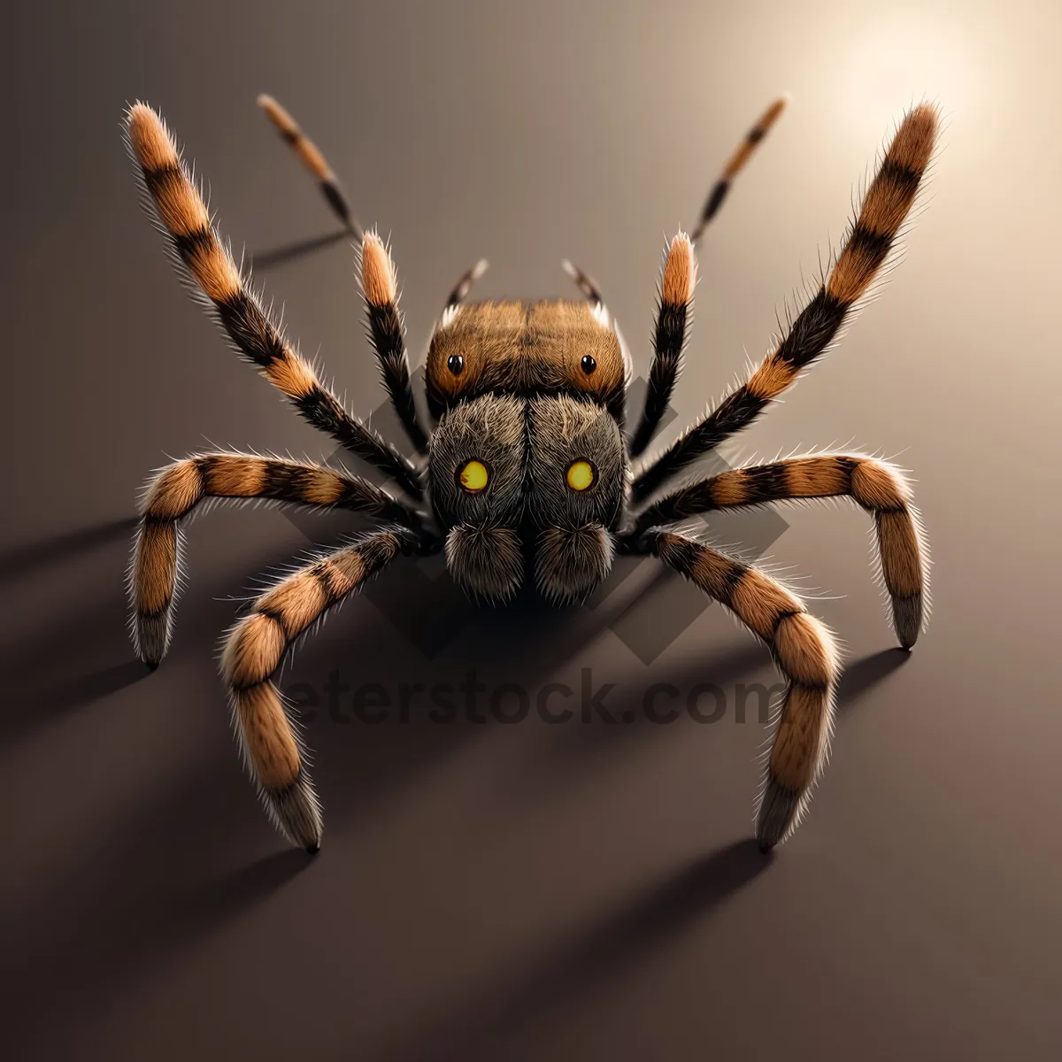 Picture of Creepy Arachnid: Barn Spider in Wildlife
