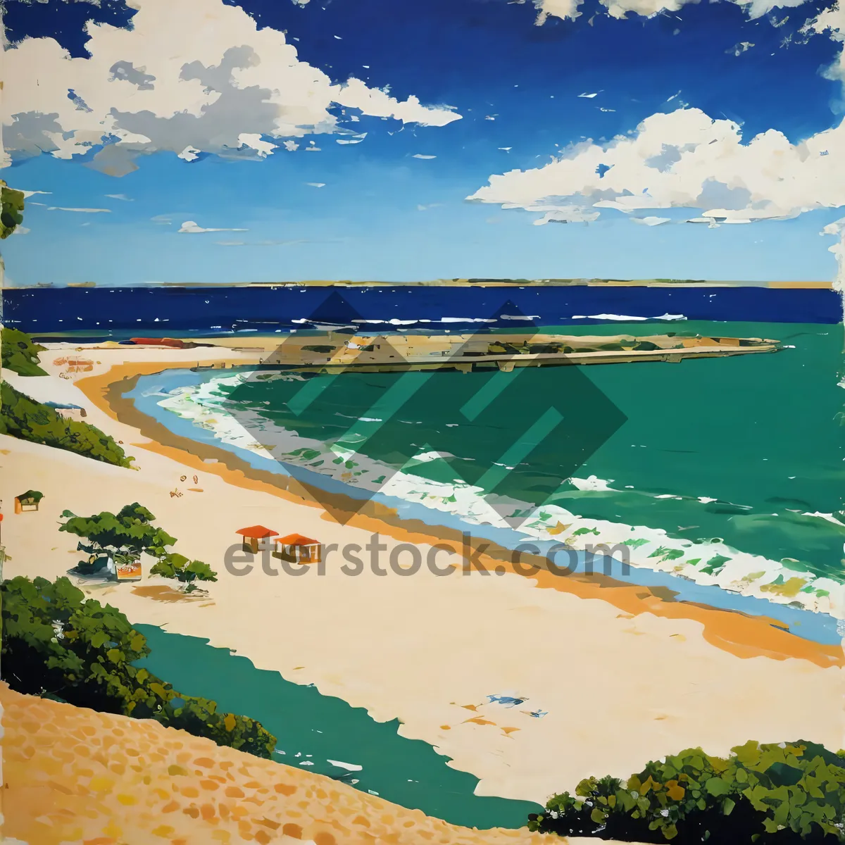Picture of Tropical Paradise Seaside Relaxation