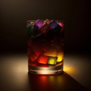 Sparkling Vodka Glass with LED Highlight