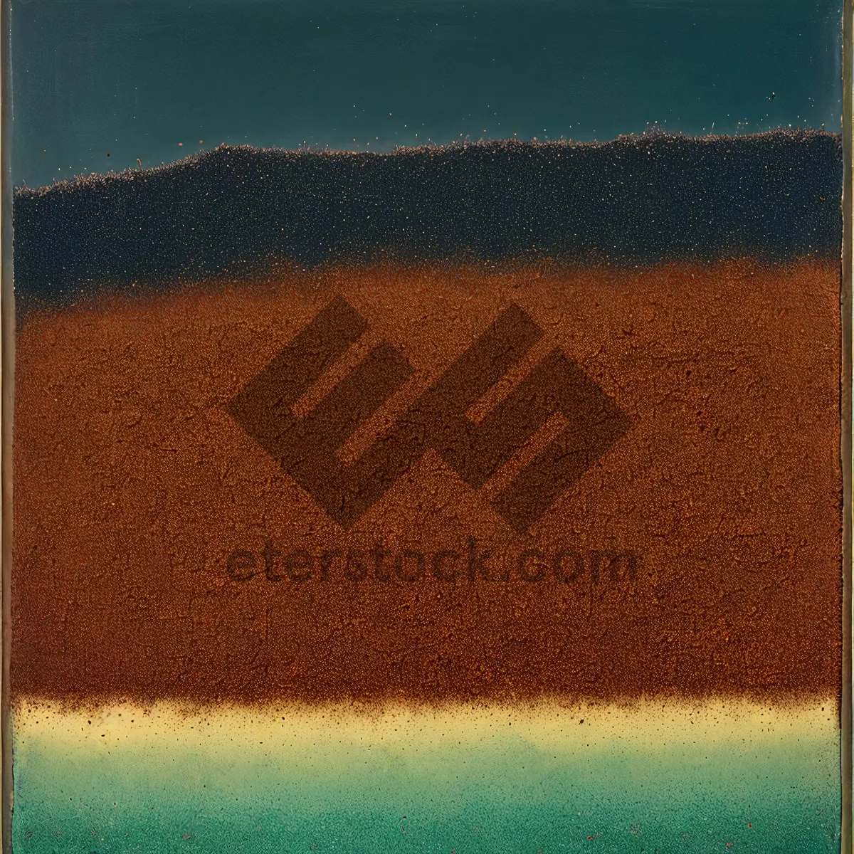 Picture of Vintage Grunge Textured Doormat: Weathered Rusty Floor Cover