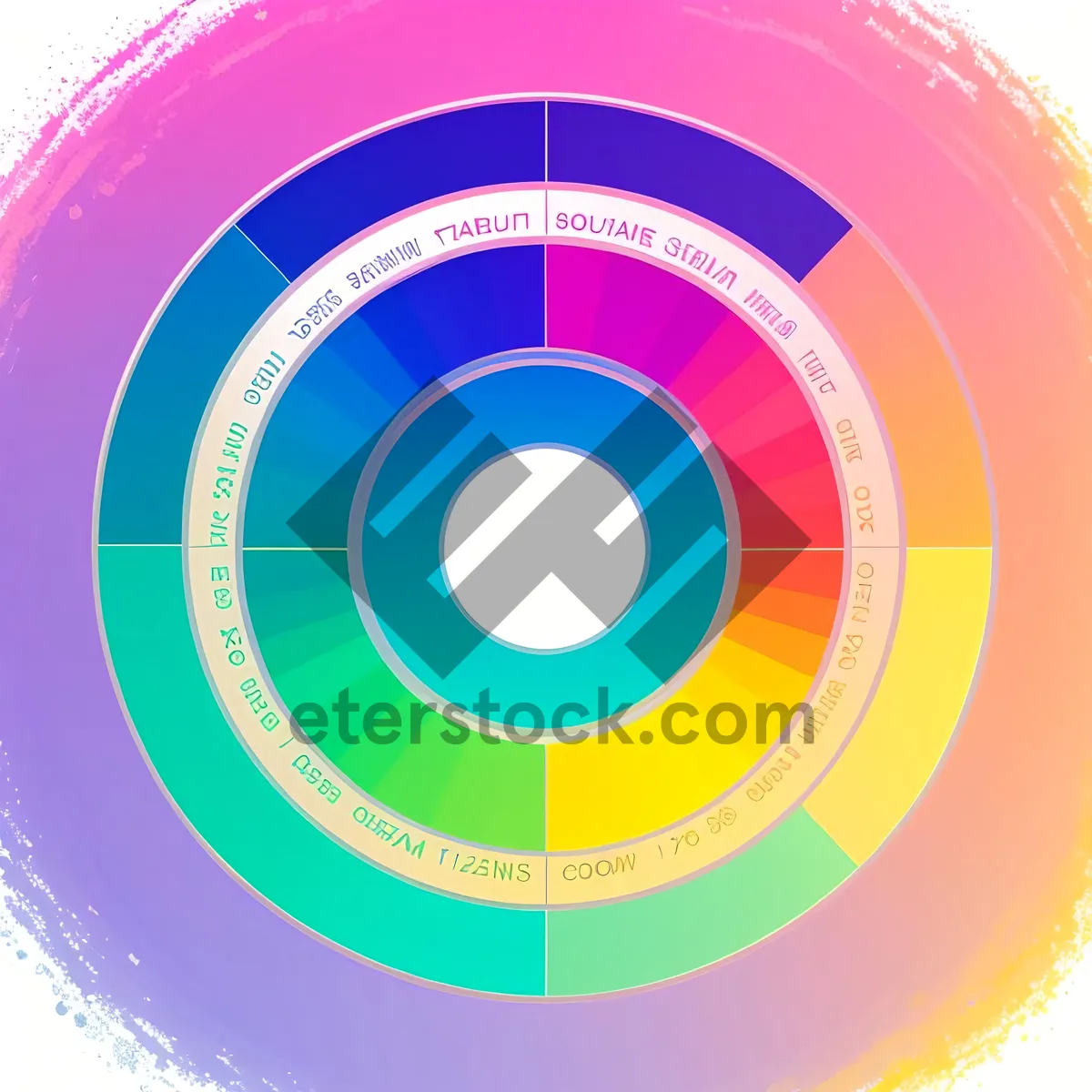 Picture of 3D Round Circle Symbol Icon Graphic Design