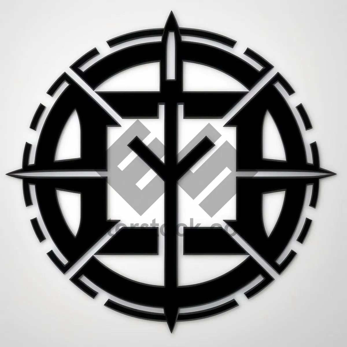 Picture of Baron Symbol Icon - Black Circle Design