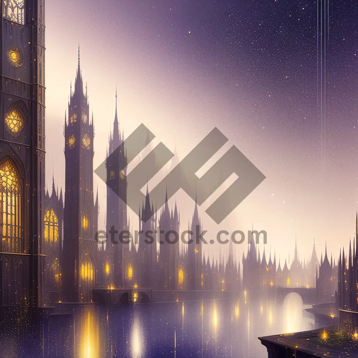 Picture of Iconic London Cityscape at Night