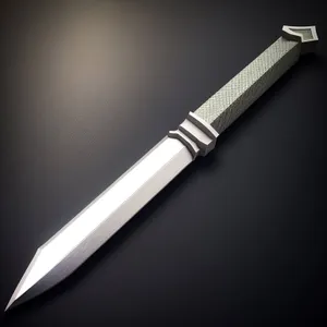 Sharp Steel Dagger - Versatile Office Tool