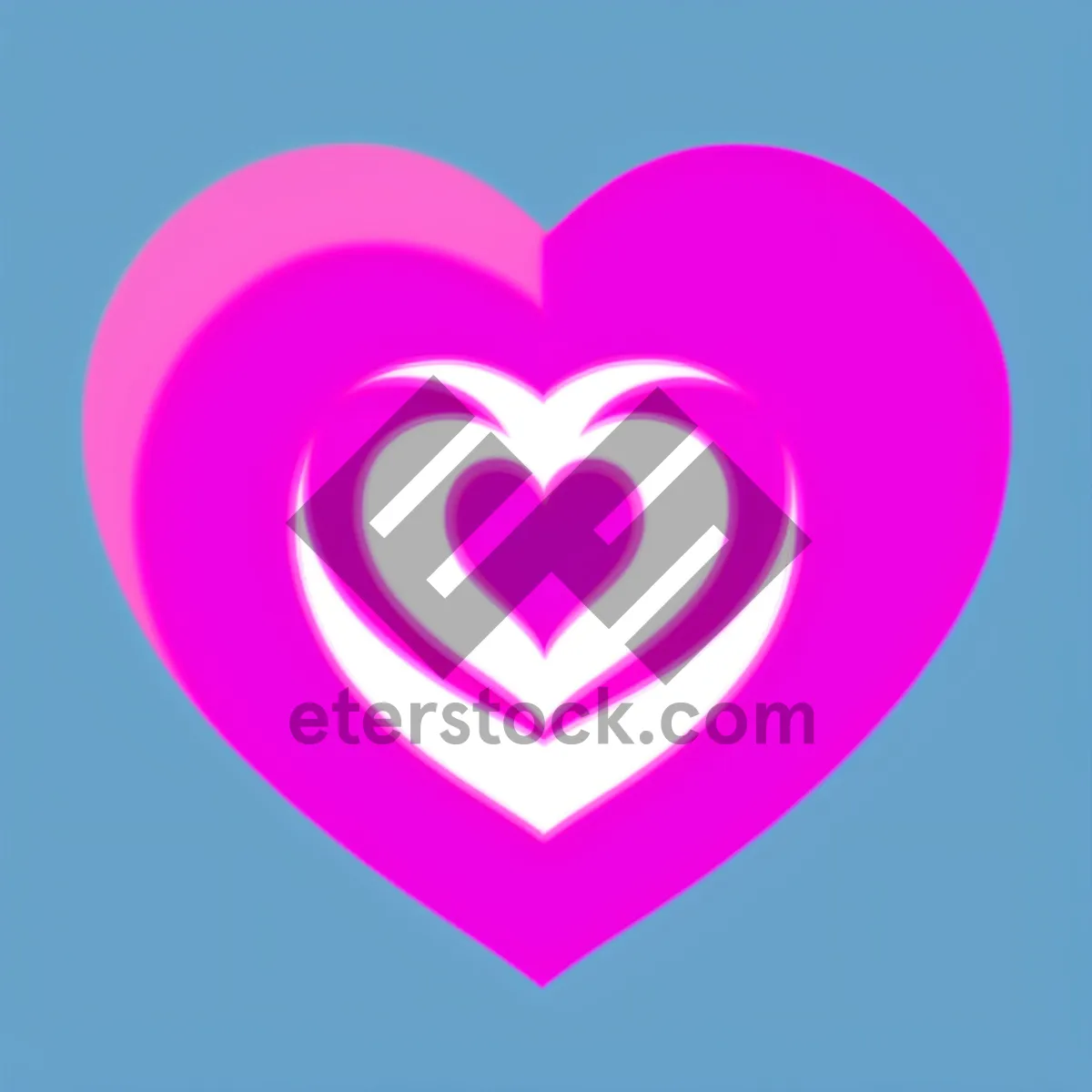 Picture of Romantic Watercolor Heart Icon