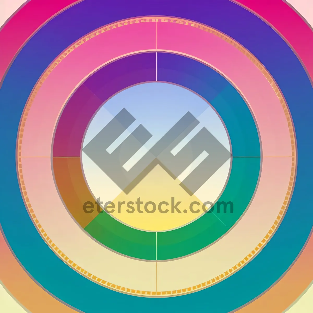 Picture of Web Design Button Icon: Round, Glossy Push Symbol