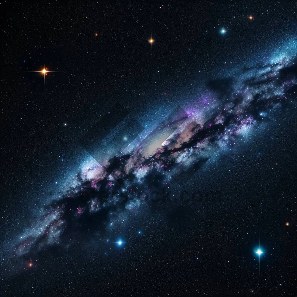 Picture of Dark Galaxy Space Fantasy Starlight Graphic Design