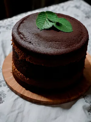 Delicious Chocolate Cake with Sweet Sombrero Hat