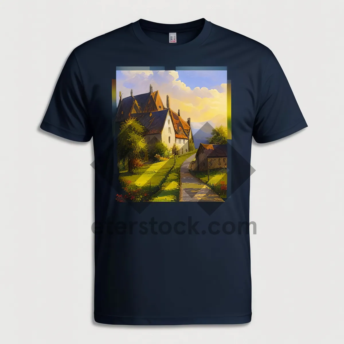 Picture of Stylish Cotton Jersey T-Shirt - Fashionable Clothing Wear