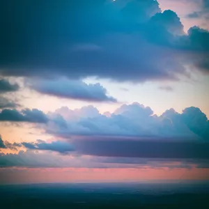 Serene Sunrise over Ocean's Horizon