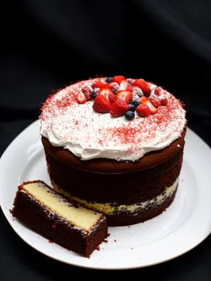 Delectable Berry Trifle with Chocolate Sauce