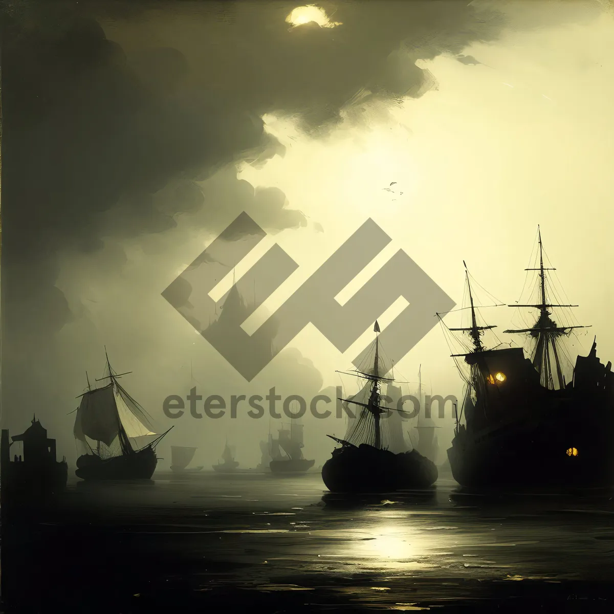 Picture of Sailing into the Golden Horizon