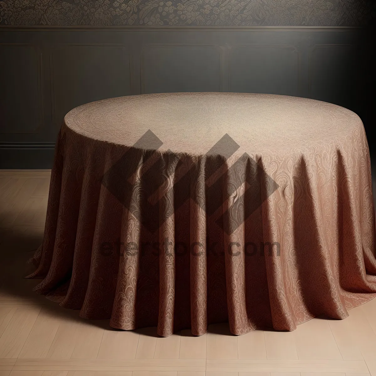 Picture of Chocolate cake dessert with protective shade covering