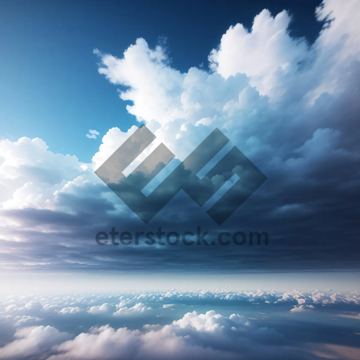 Picture of Vibrant Skies: Azure Cloudscapes and Bright Sunshine