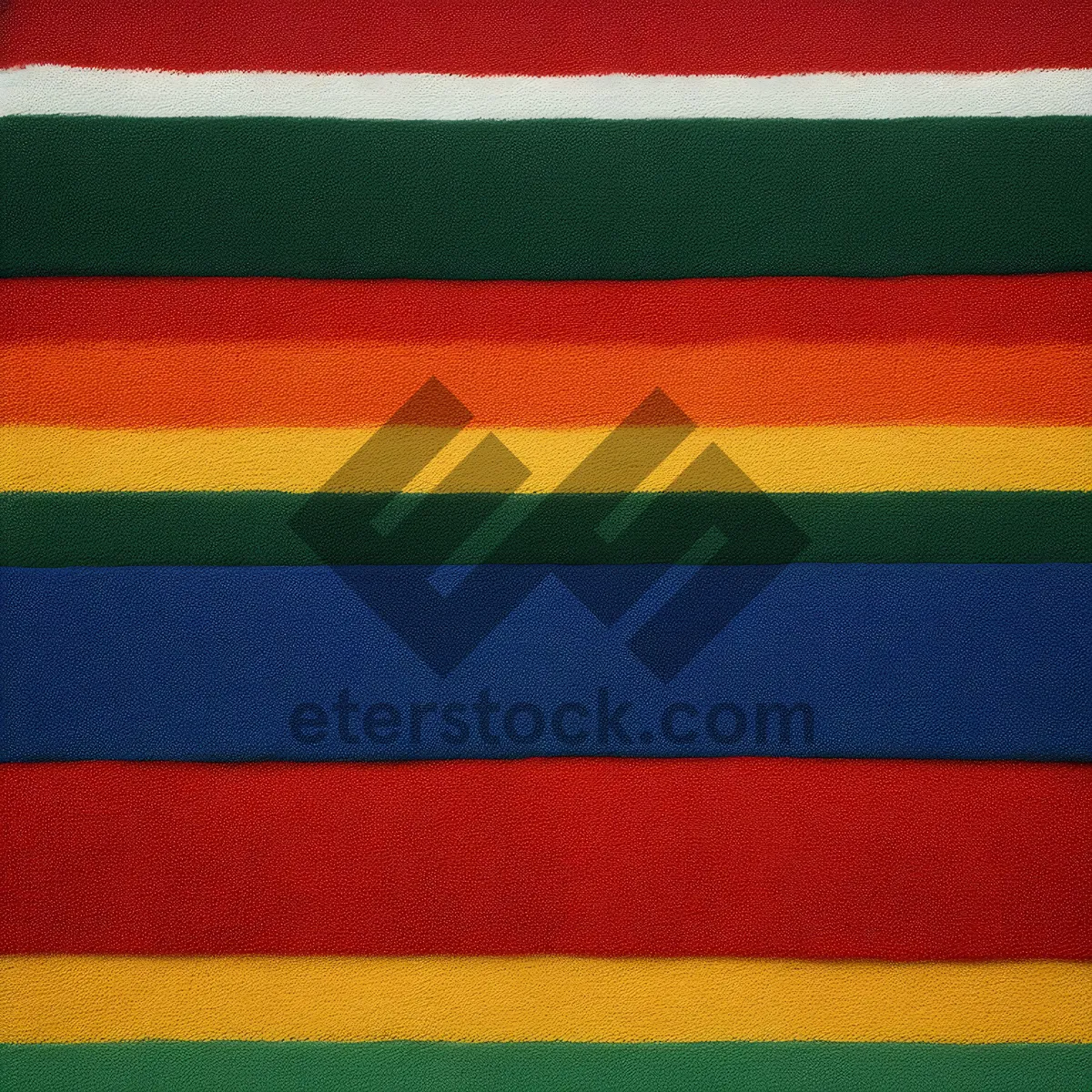 Picture of Colorful flag emblem design with textured pattern.