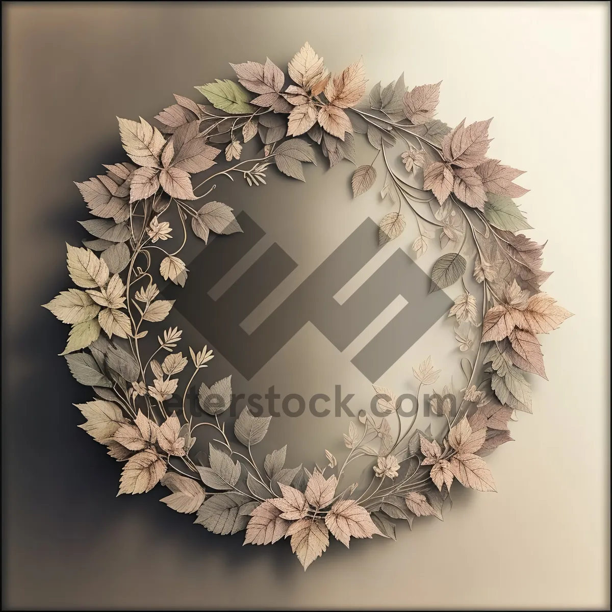 Picture of Vintage Floral Ornate Design Pattern