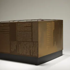 3D Container Box Object - Carton Crate