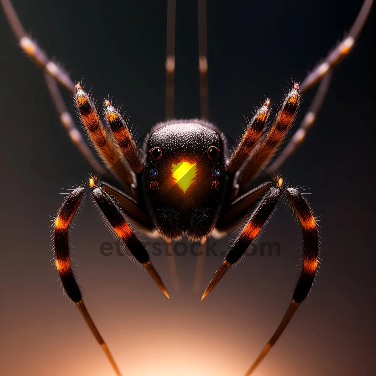 Picture of Black Widow Spider Close-Up - Exquisite Arachnid Encounter