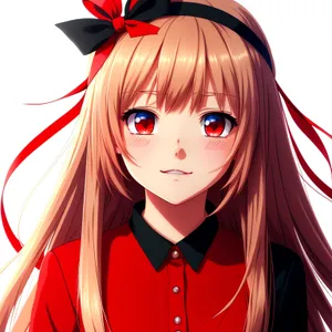 Captivating Cartoon Coquette: Pretty, Attractive, and Fashionable Lady