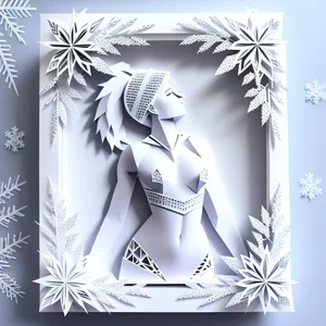 Winter Swimmer: Festive Snowflake Decor