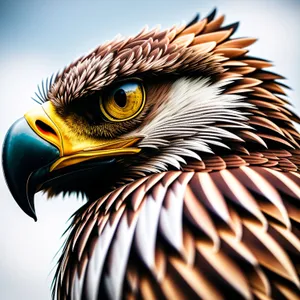 Majestic Bald Eagle in Close-Up View