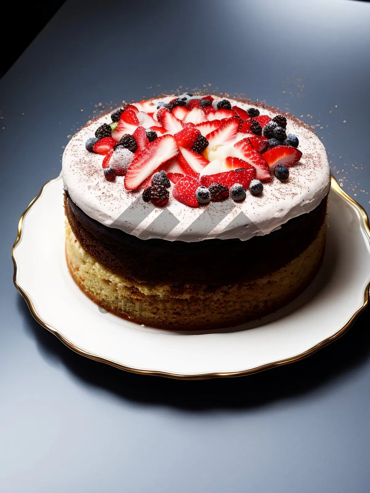 Picture of Sweet Berry Delight on a Plate