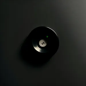 Black Compact Disk with Magnetic Technology and Light