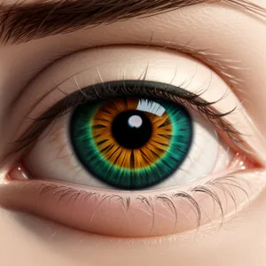 Close-up of Human Eyeball - Iris and Pupil