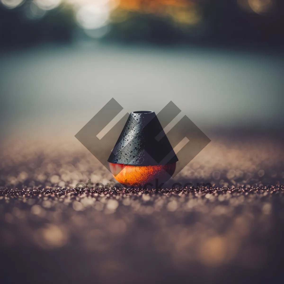 Picture of Sunset Sky with Thimble Cap Container