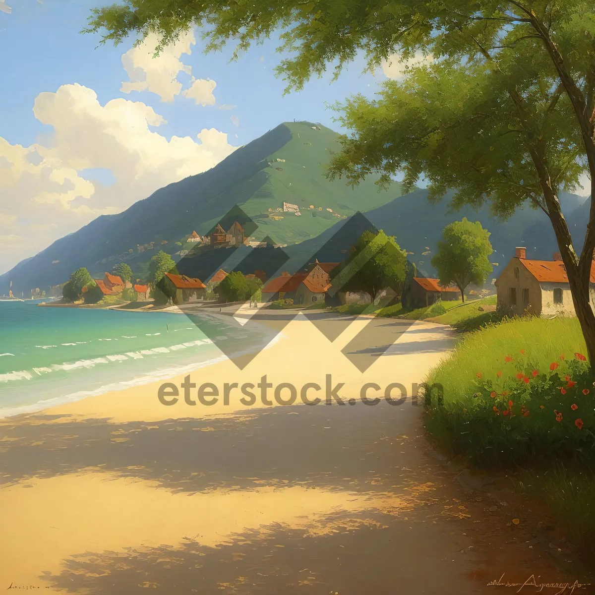 Picture of Sun-kissed Sands at Paradise Bay