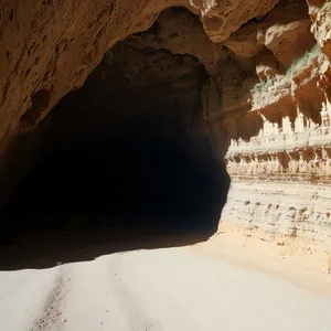 Scenic Sandstone Canyon: Majestic Geological Formation