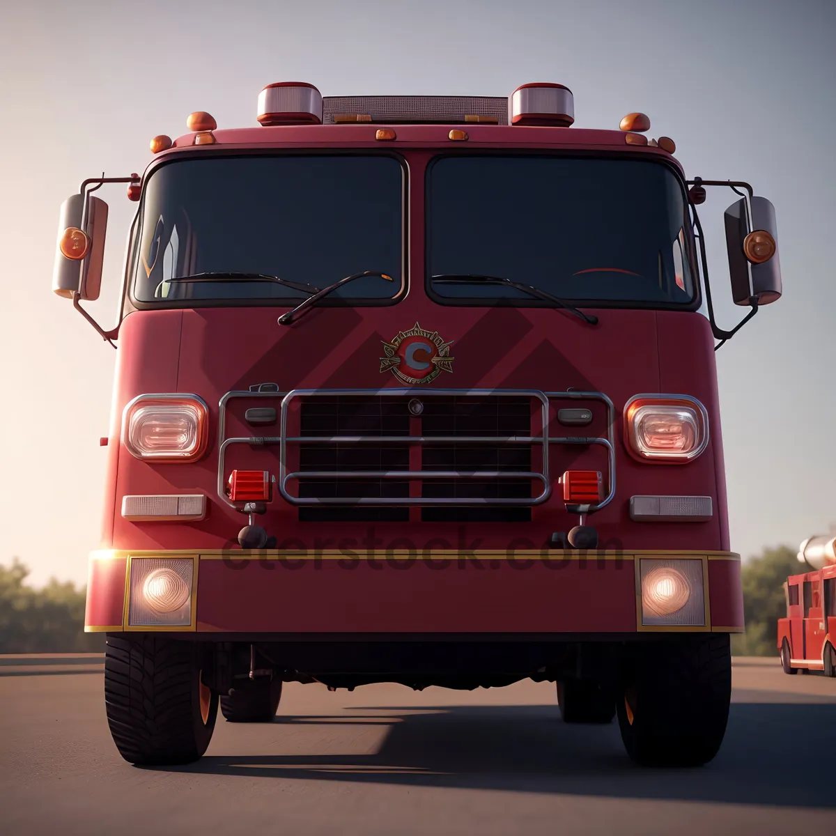 Picture of Rescue Truck - Transporting Heavy Loads on the Highway