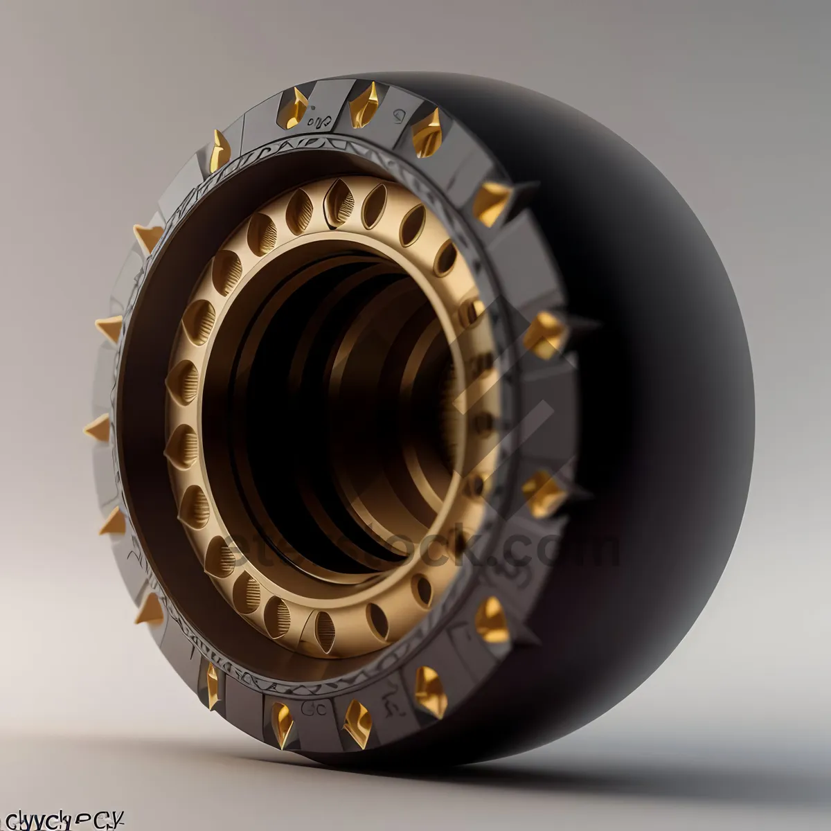 Picture of Mechanism Gear with Clutch: 3D Mechanical Device