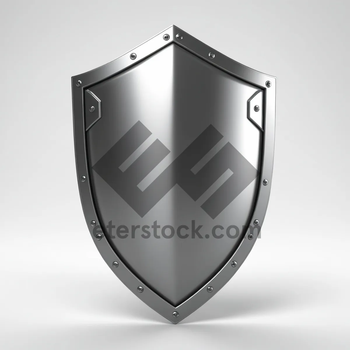Picture of Shield emblem with shiny heart decoration