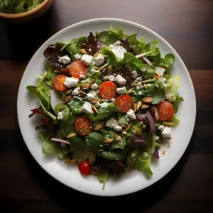 Healthy Grilled Vegetable Salad with Tomato and Pepper
