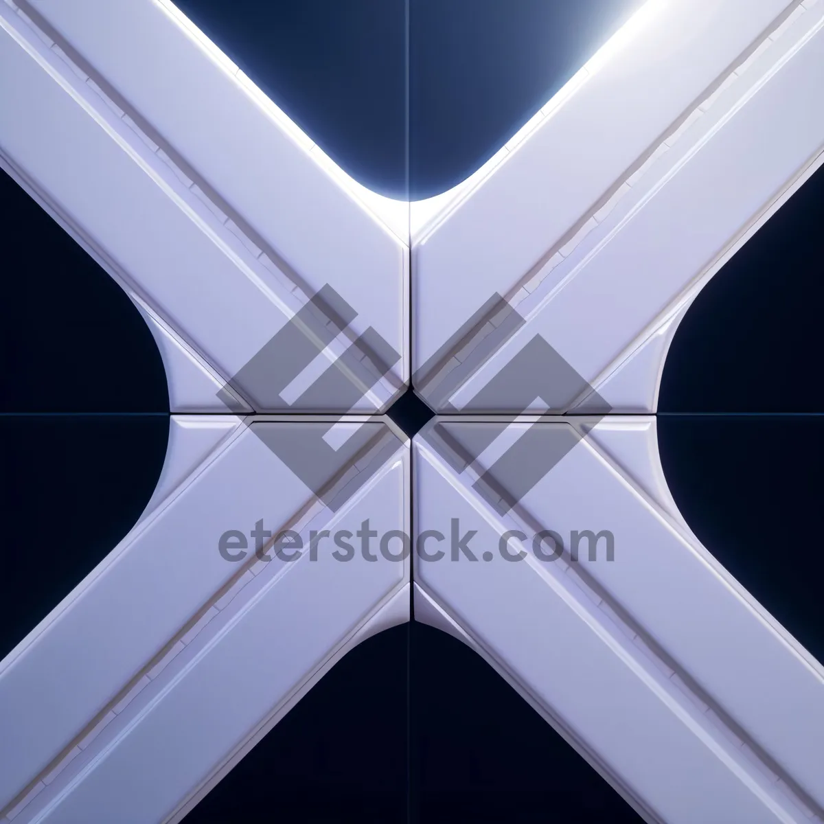 Picture of Symmetrical Gem Design - Artistic Digital Motion
