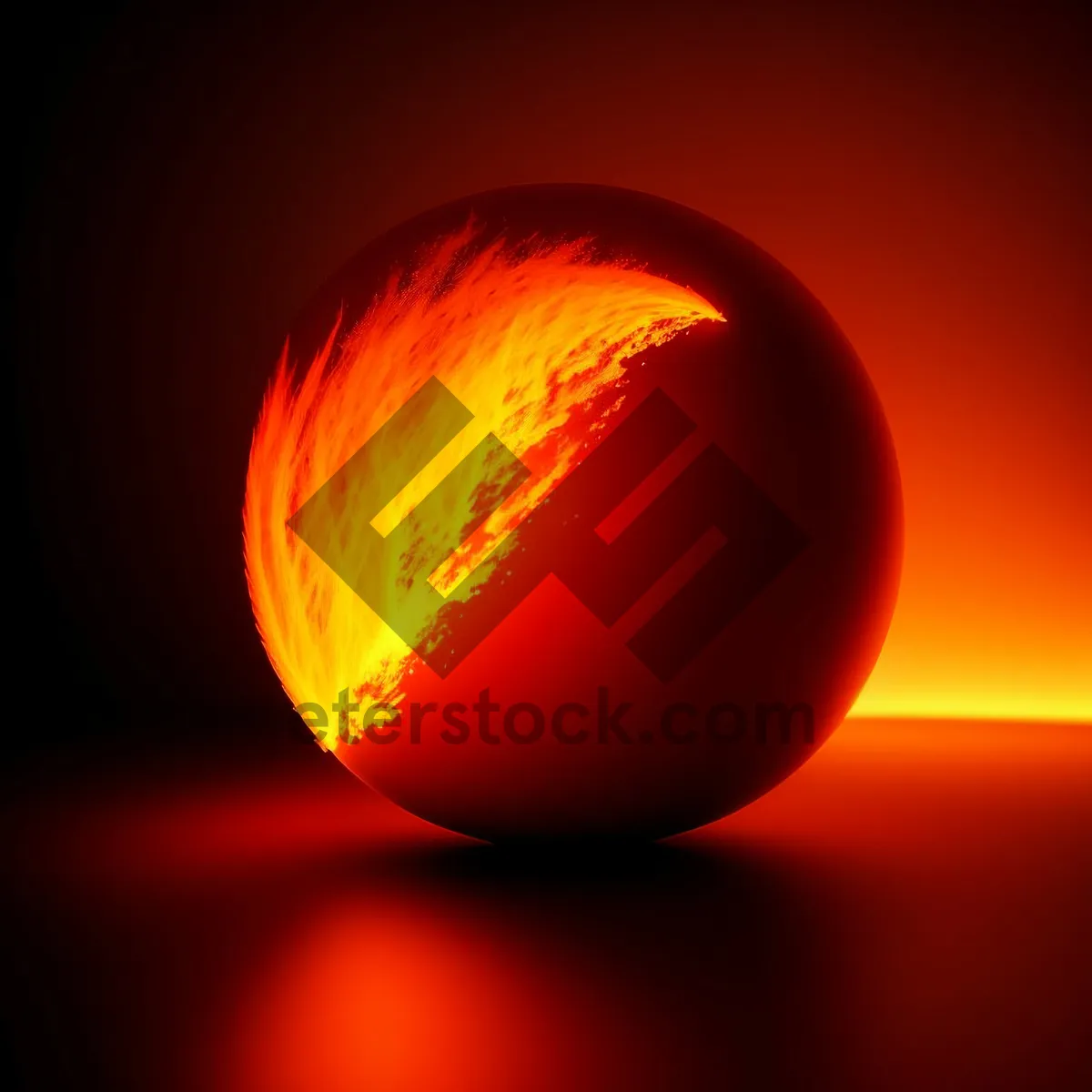 Picture of Glowing Colorful Glass Sphere Icon