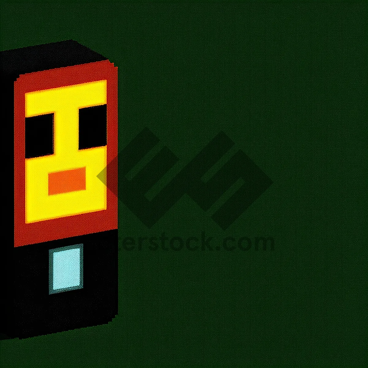 Picture of Clock Alarm Device - Timepiece with Fire Alarm Symbol