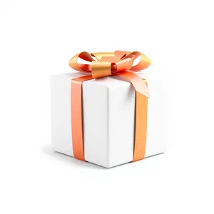 3D Gift Box Ribbon Package Symbol Icon