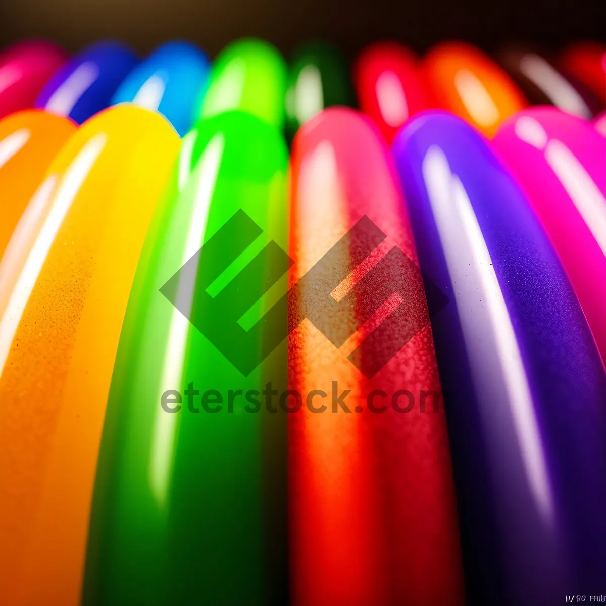 Picture of Colorful Glow Tube: Futuristic Motion Abstraction