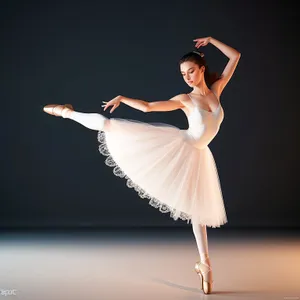 Elegant ballet dancer showcasing graceful moves.